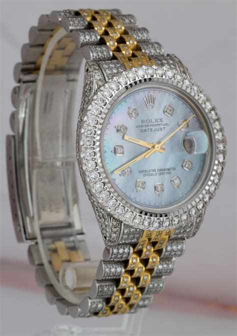 two tone bust down rolex|bust down rolex price.